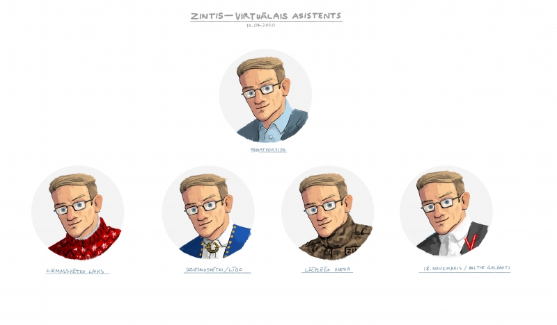 Virtuālais asistents - Zintis un svētku apģērbi