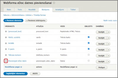 eDoc datnes pievienošana webformai - pamācība