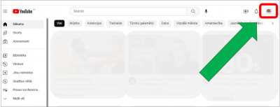 YouTube konts