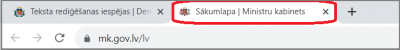 Ārējās saites iestatījumu pievienošana