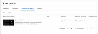 YouTube iespējas