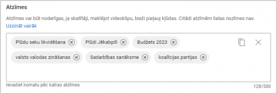 YouTube video pievienošana