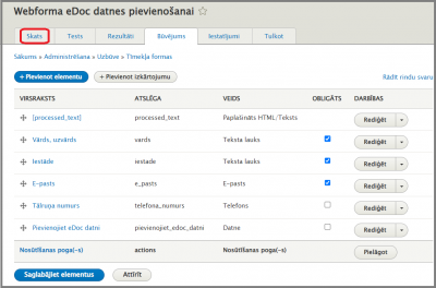 eDoc datnes pievienošana webformai - pamācība